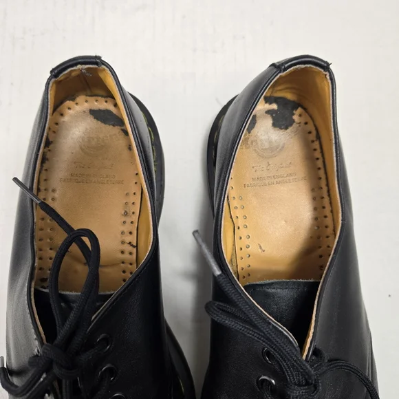 DR MARTENS 1461 BLACK SMOOTH LEATHER OXFORD SHOES Men'sSIZE 12 ( Uk 11 )
